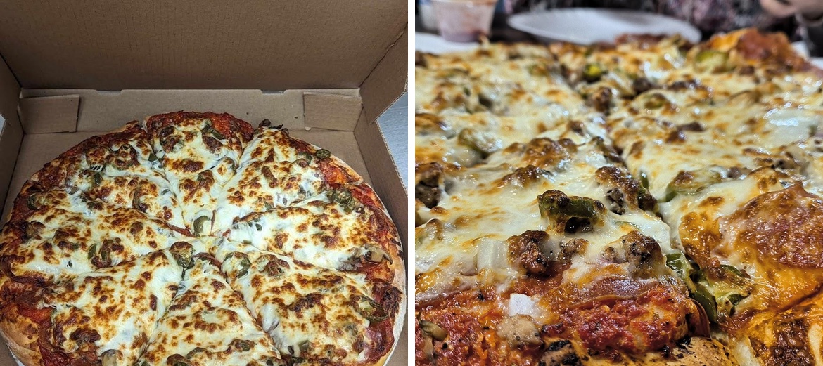The PF Pizzeria (Pizza Factory), Pub, and Grinds