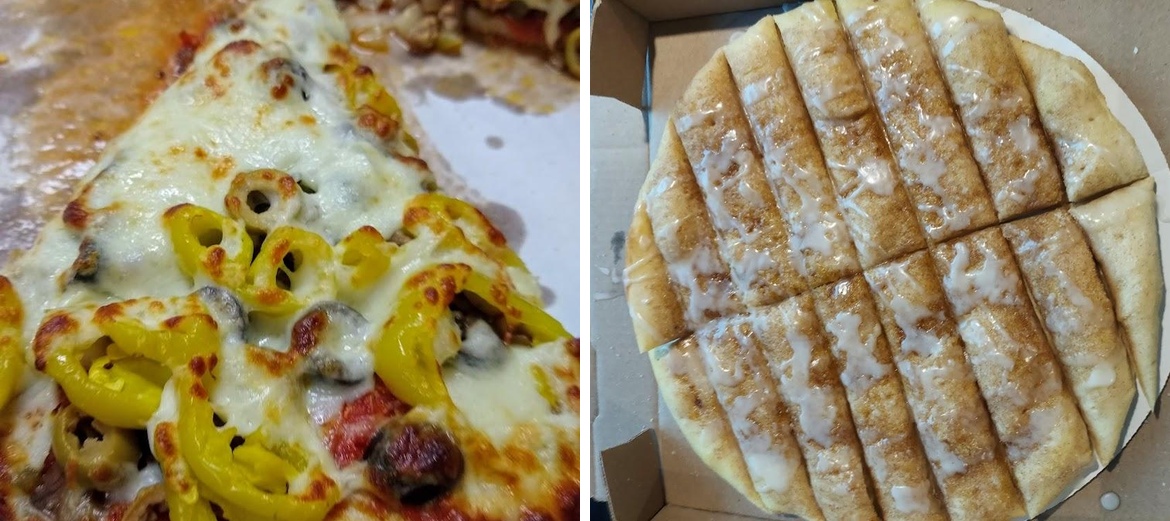 The PF Pizzeria (Pizza Factory), Pub, and Grinds